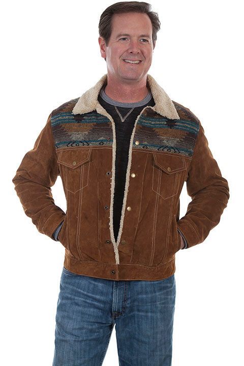 Men's Knit Inset Jacket