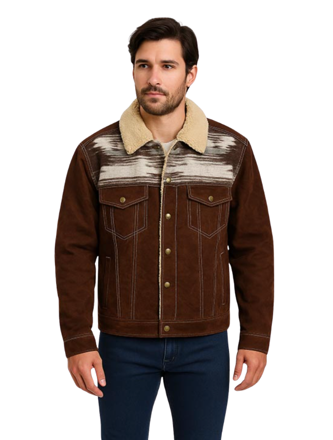 Men's Knit Inset Jacket