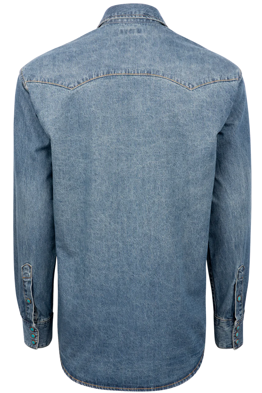 Stetson Men's Classic Denim Snap Front Shirt