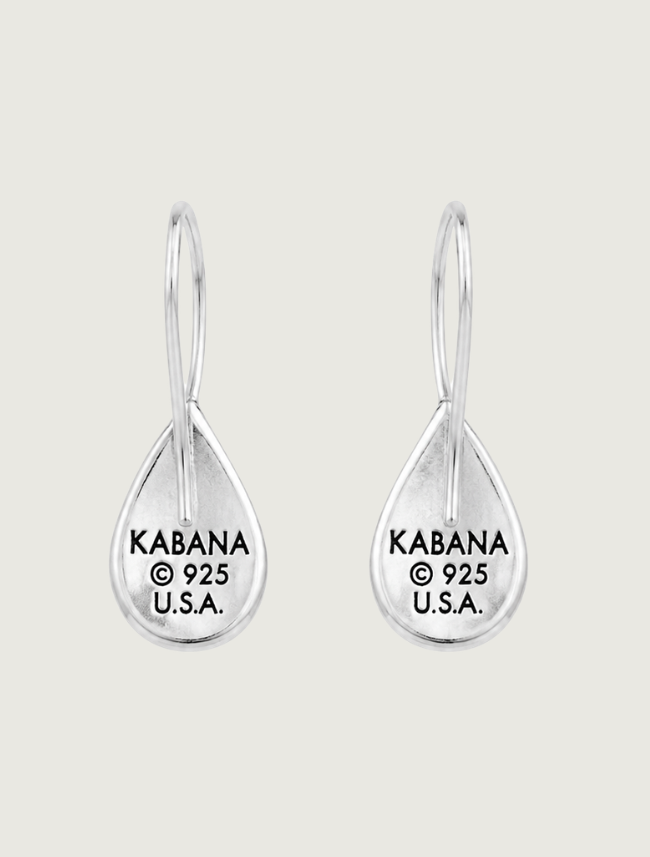 Kabana Sterling Silver Red Spiny Oyster Earrings