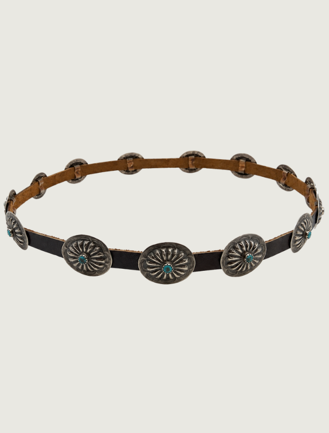 Sterling Silver & Turquoise Hat Band