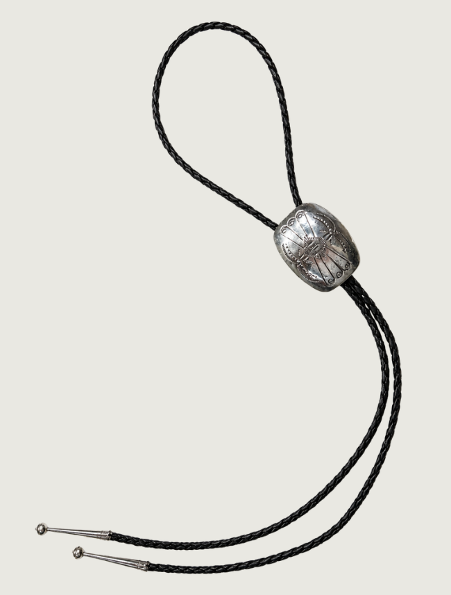 Jolene Begay Sterling Silver Bolo Tie