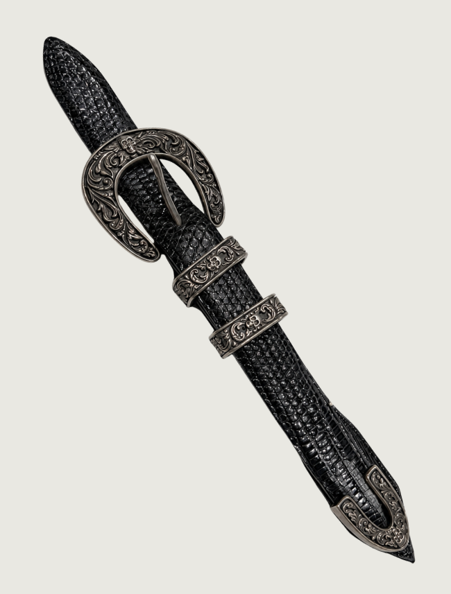 Lee Downey Sterling Silver Belt Buckle