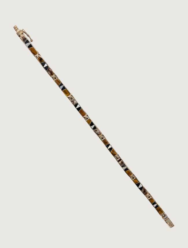 Elaine Sherman SS Long Tiny Rec. Link Bracelet
