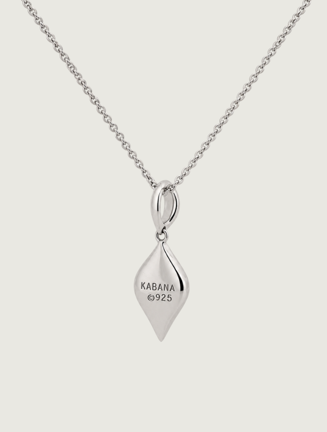 Kabana Sterling Silver & Onyx Teardrop Necklace