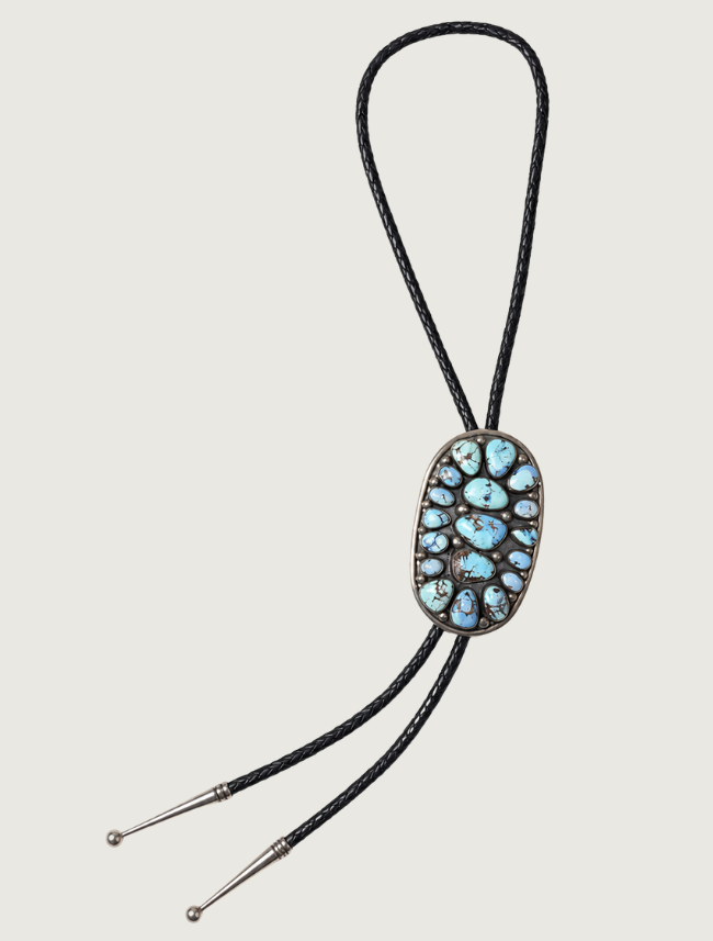 Sterling Silver Turquoise Bolo Tie