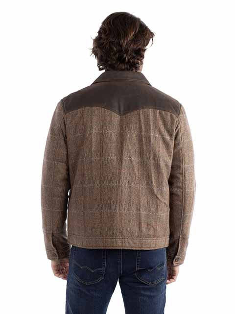 Men's Herringbone Zip Jacket