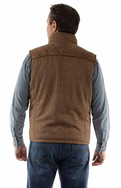 Men's Quilted Lambskin Vest