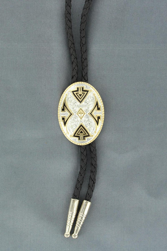M&F Western Aztec Design Bolo Tie