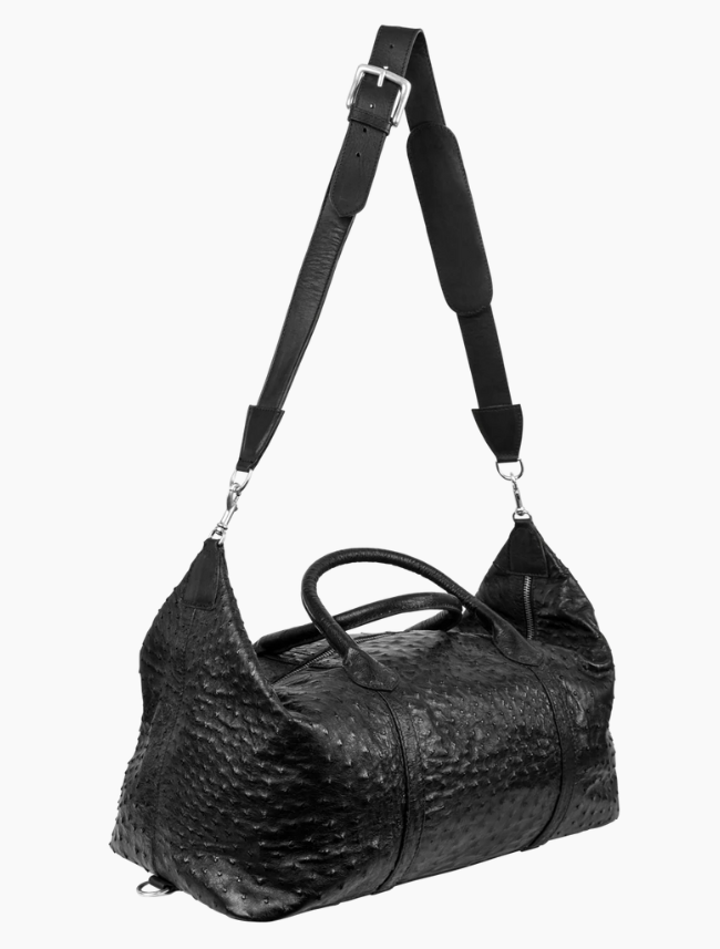 Mavericks of Scottsdale Ostrich Weekender Bag