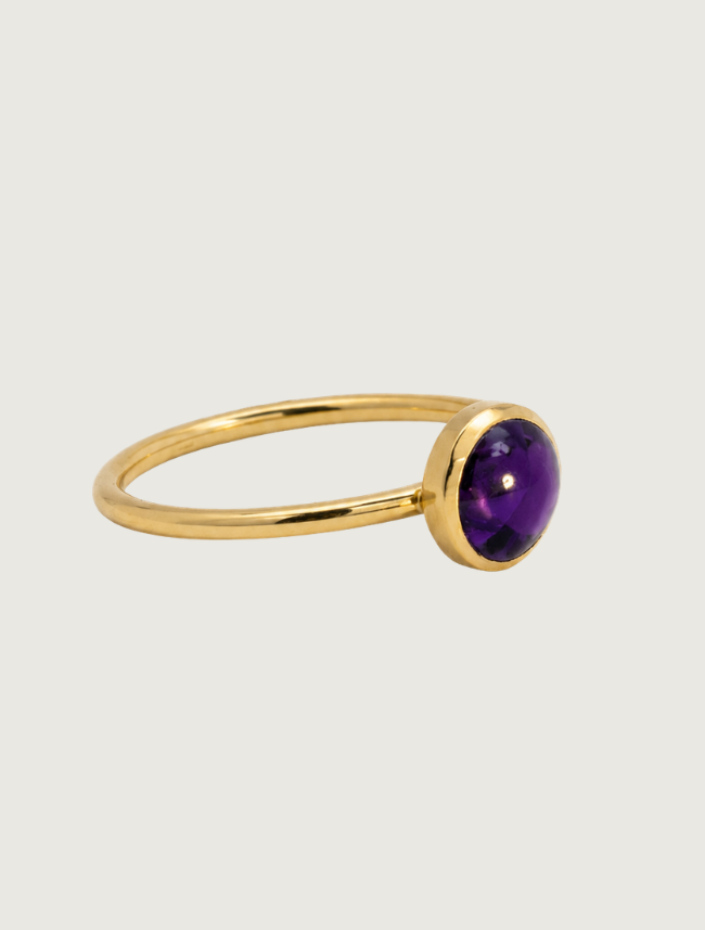14K Yellow Gold Sugilite Ring