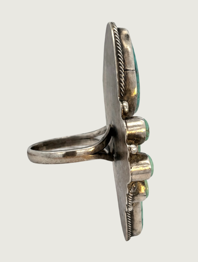 Sheila Becenti Sterling Silver & Turquoise Ring