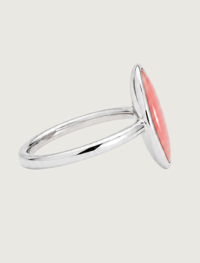 Kabana RP Sterling Silver & Pink Mother of Pearl Ring