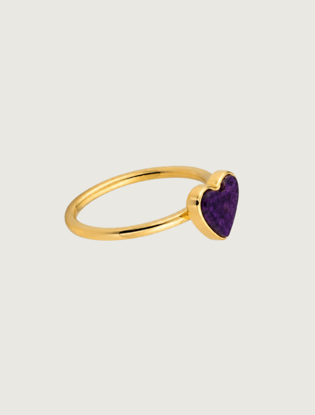 14K Yellow Gold Sugilite Ring