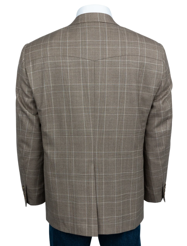 Pinto Ranch Tan Plaid Sport Coat