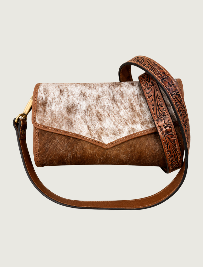 Mavericks Full Cowhide Crossbody Bag