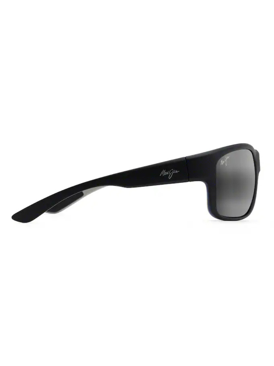 Maui Jim Southern Cross in Soft Black with Sea Blue & Grey / Neutral Grey