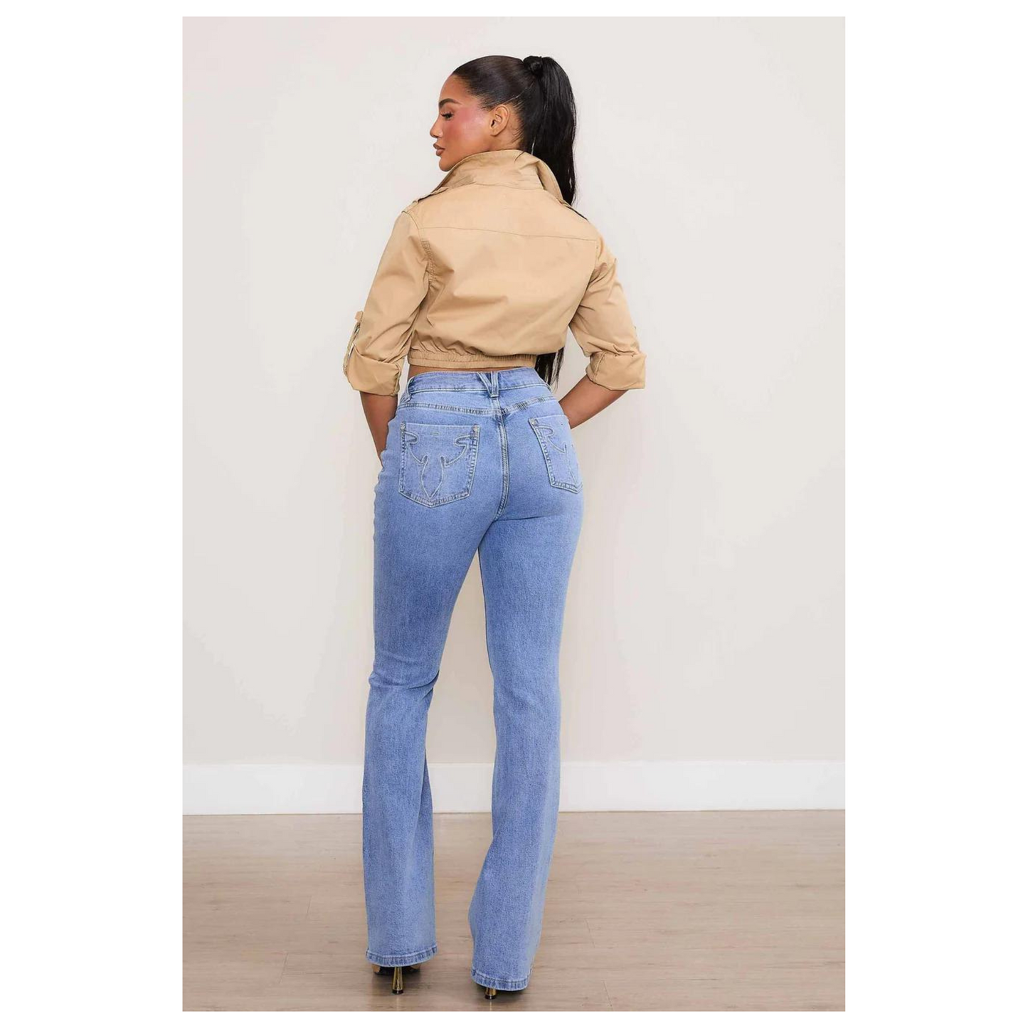 Mavericks Women's Western Embroidered Bootcut Jeans