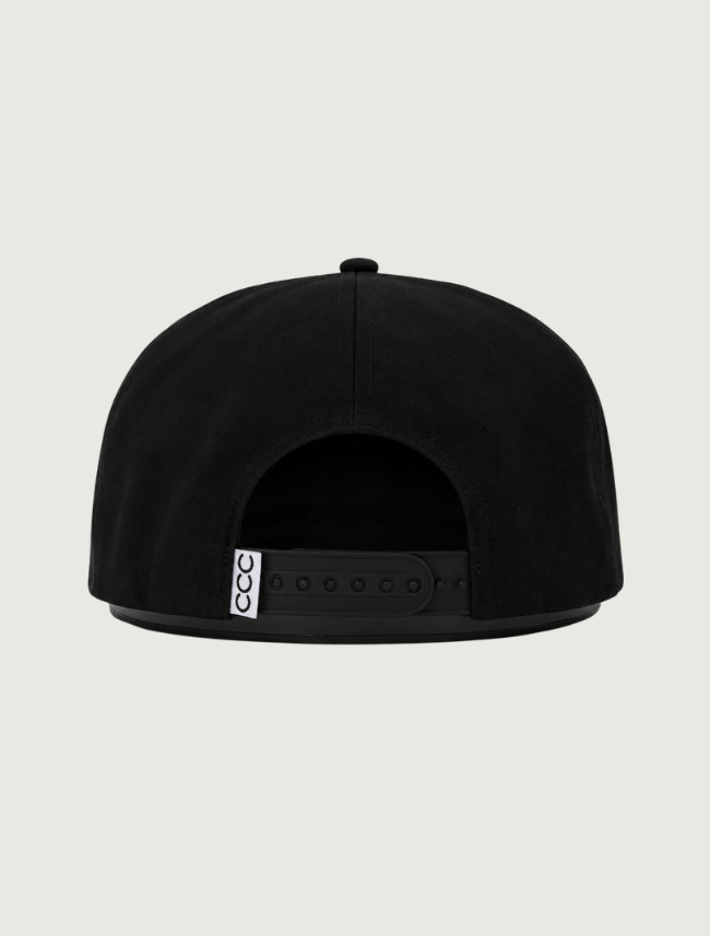 Cowboy Country Club Golfer Roped Hat in Black