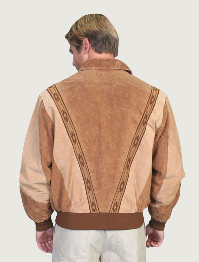 Scully Men's Two-Toned Boar Suede Rodeo Jacket