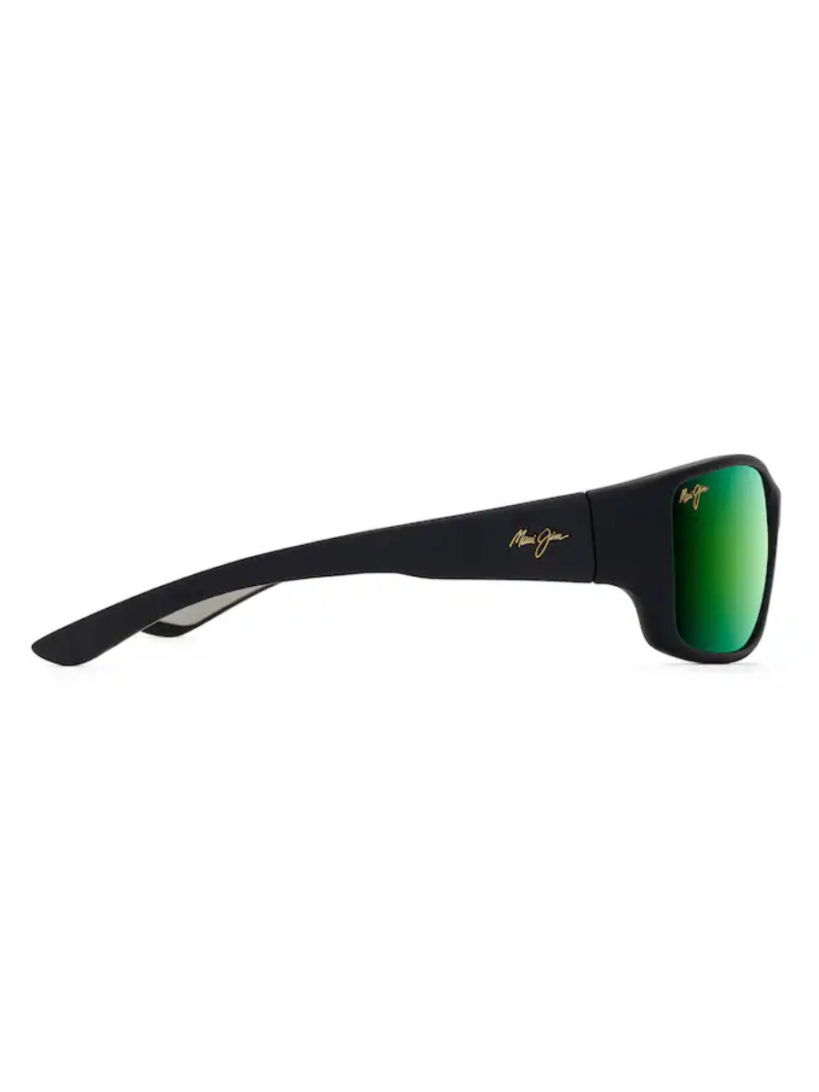 Maui Jim Local Kine in Soft Black with Green / MAUIGreen
