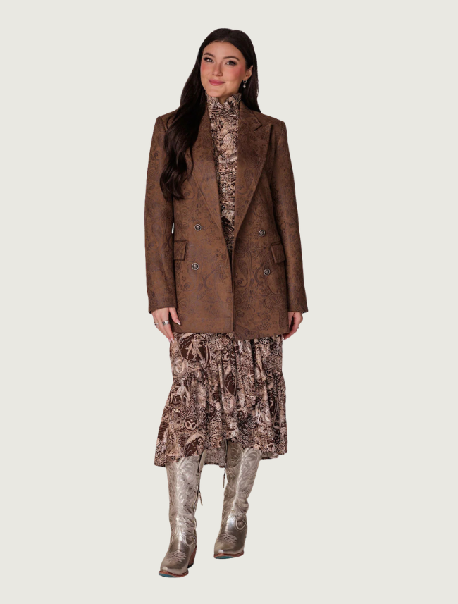Lovlei Ranch Savannah Skirt in Tabacca