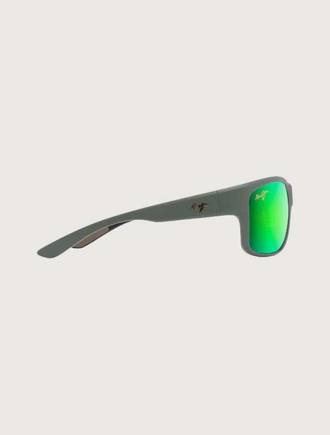 Maui Jim Southern Cross in Soft Matte Khaki / MAUI Green