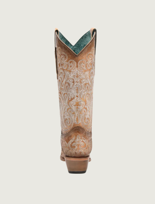 Corral Straw-Blue Luminescent Cowgirl Boots