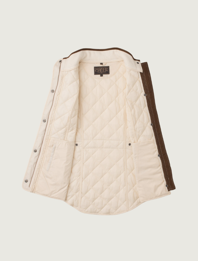 Madison Creek Vista Quilted Nylon Vest in Snow