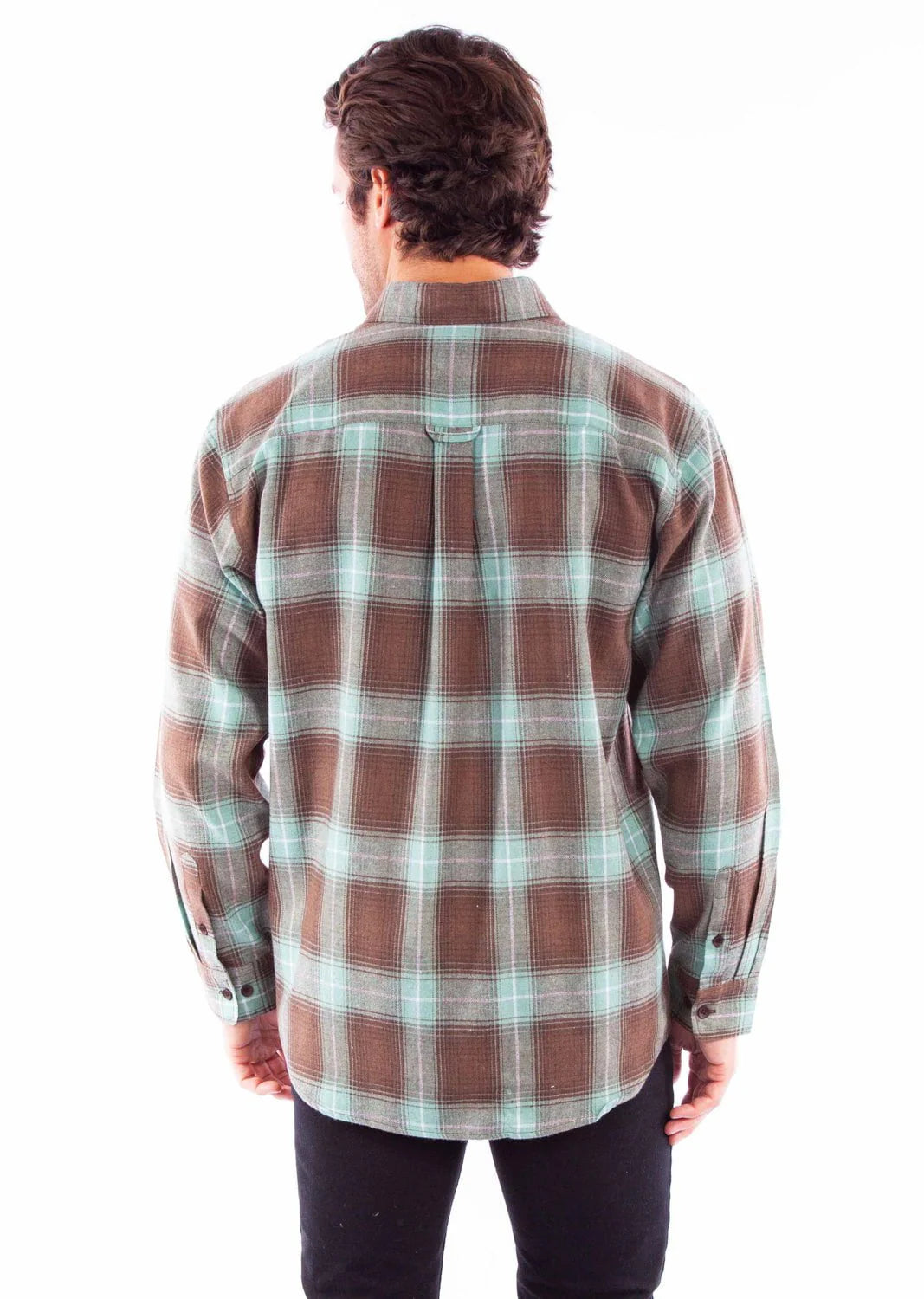 Men's Flannel Plaid Brown/Green