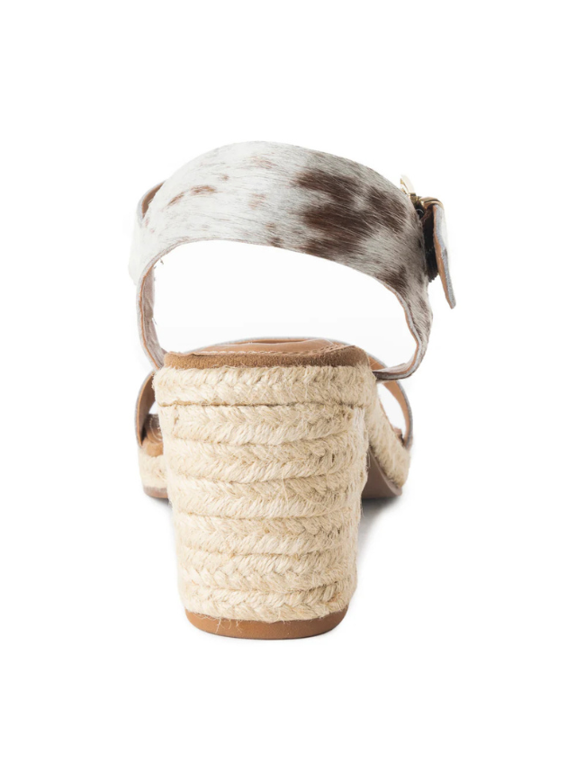 Myra Atomic Heels in Brown & White