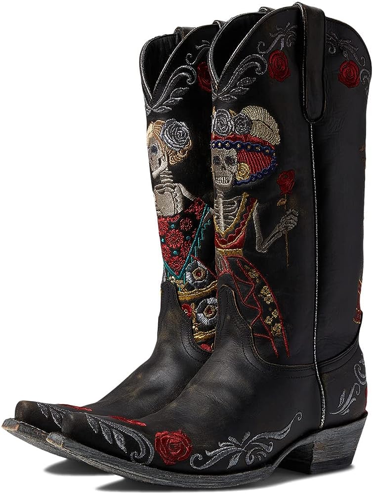 Old gringo day of the dead boots best sale