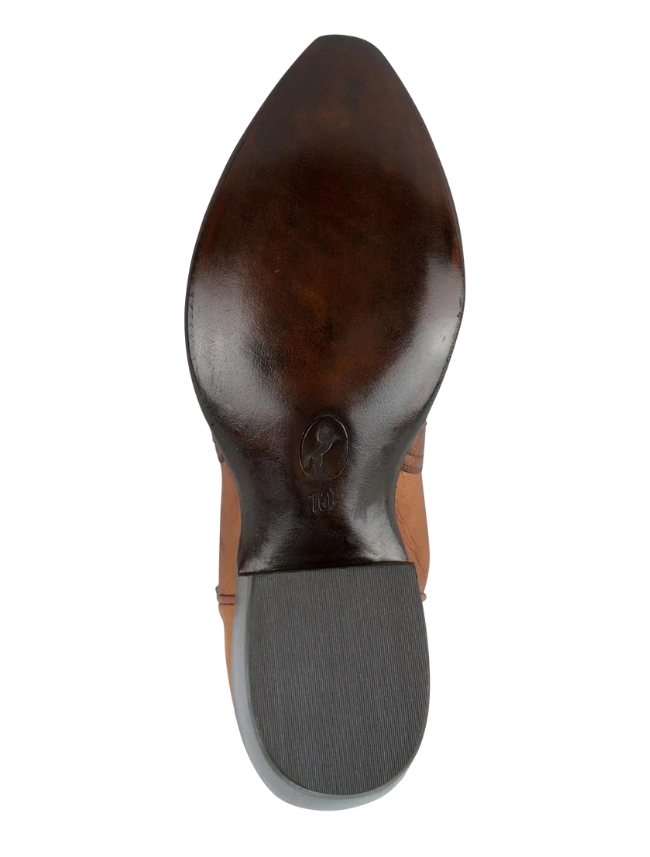 Stallion Full Quill Ostrich Gallegos Cowgirl Boots in Antique Saddle