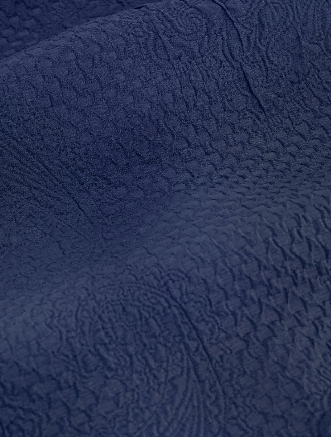 Robert Graham Devonshire Jacquard Shirt in Navy
