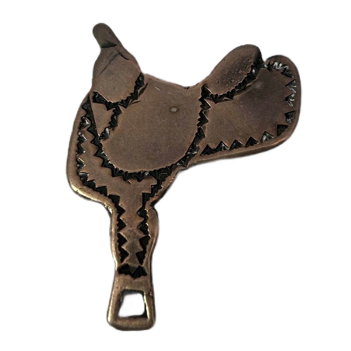 Native American Sterling Silver Saddle Pin