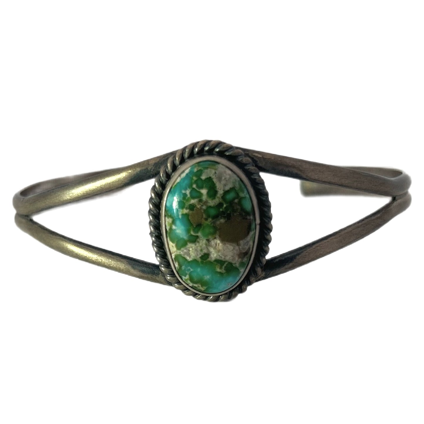 Dave Skeets Sterling Silver Turquoise Cuff Bracelet