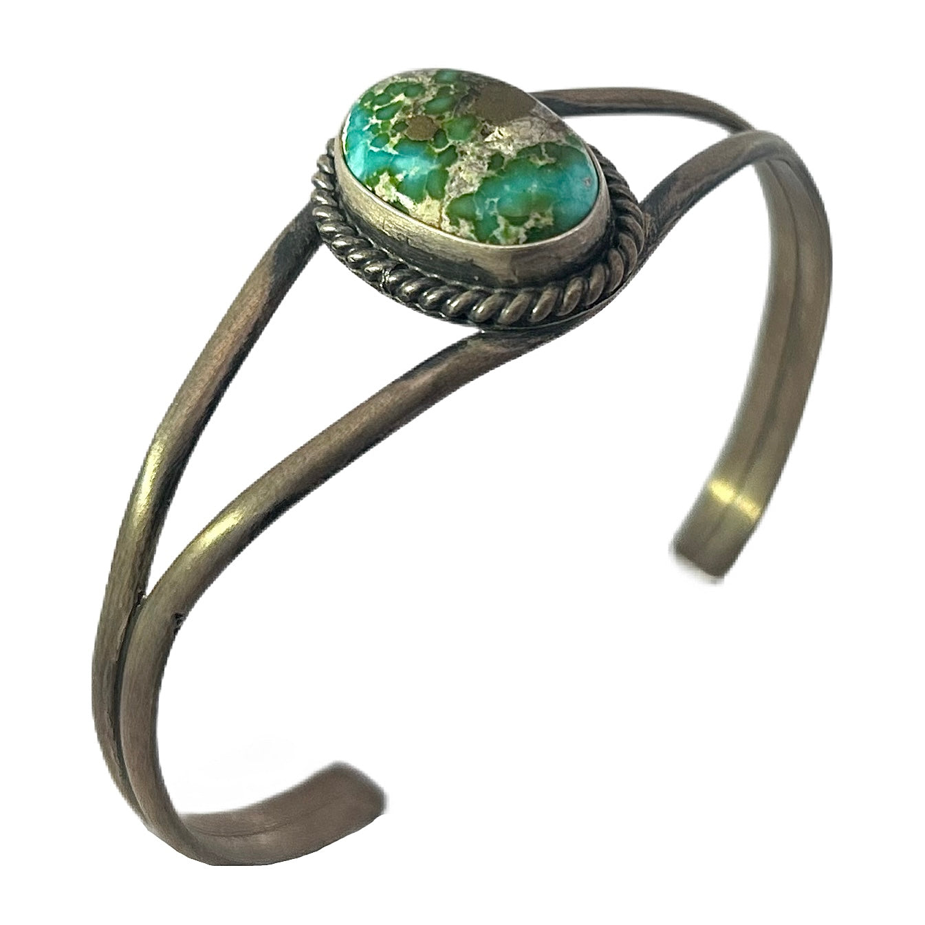 Dave Skeets Sterling Silver Turquoise Cuff Bracelet