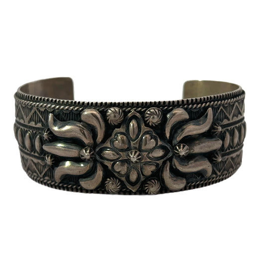 Darryl Becenti Sterling Silver Cuff Bracelet