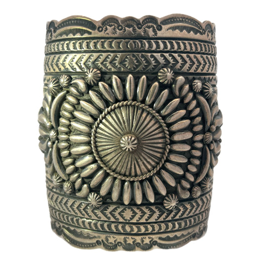 Darryl Becenti Sterling Silver Cuff Bracelet
