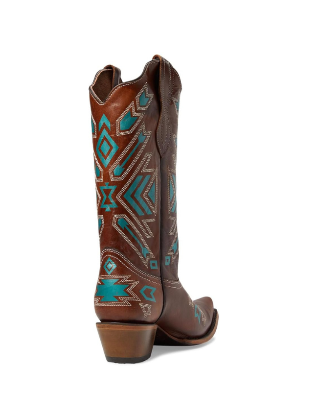 Corral Embroidery Tan & Turquoise Boots