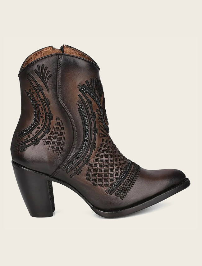 Cuadra Leather Booties for Women