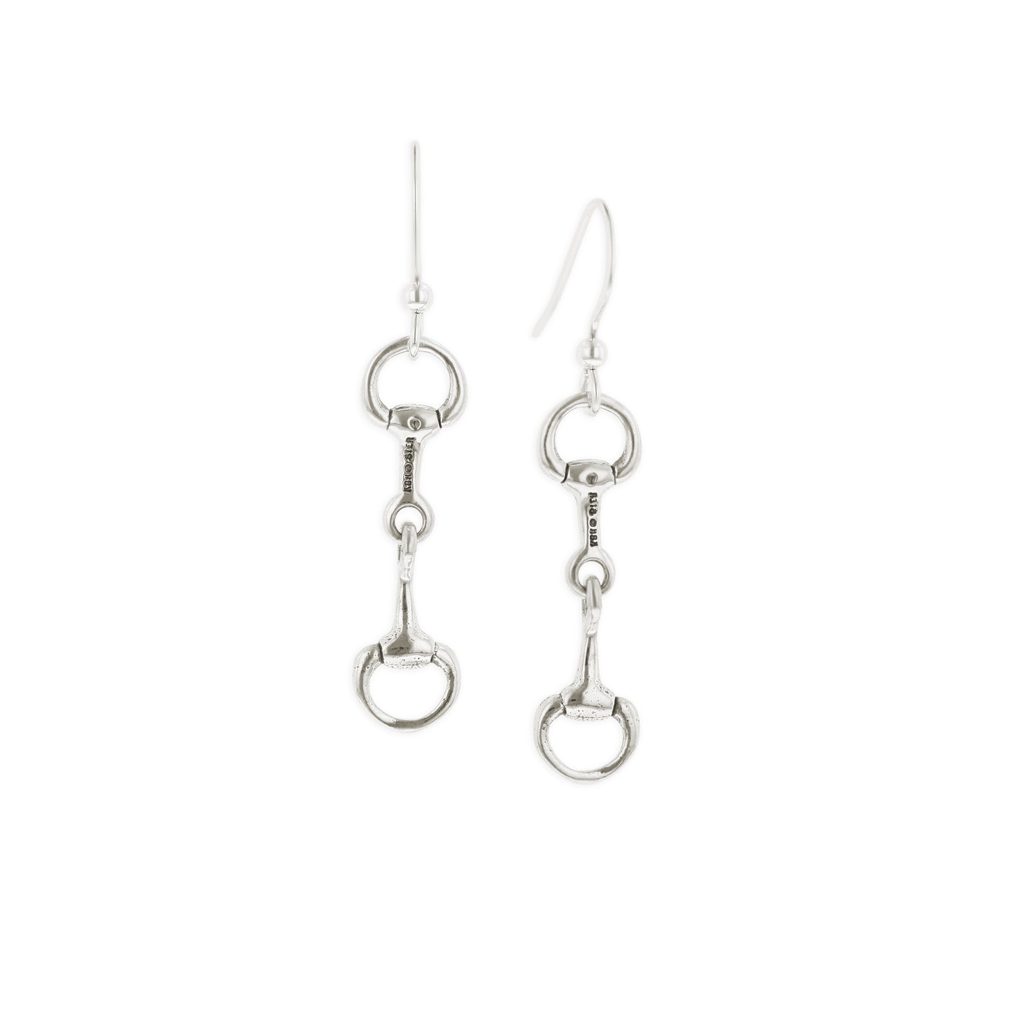 Kabana Sterling Silver Small French Wire Snaffle Earrings