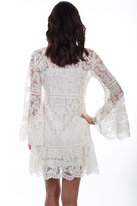 Scully Women's Flare Sleeve Lace Dress