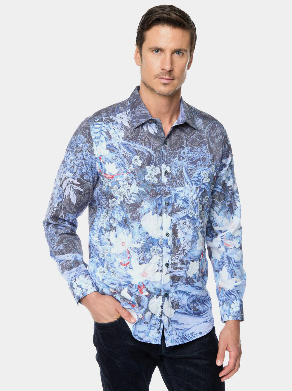 Robert Graham Nadine Long Sleeve Button Down Shirt