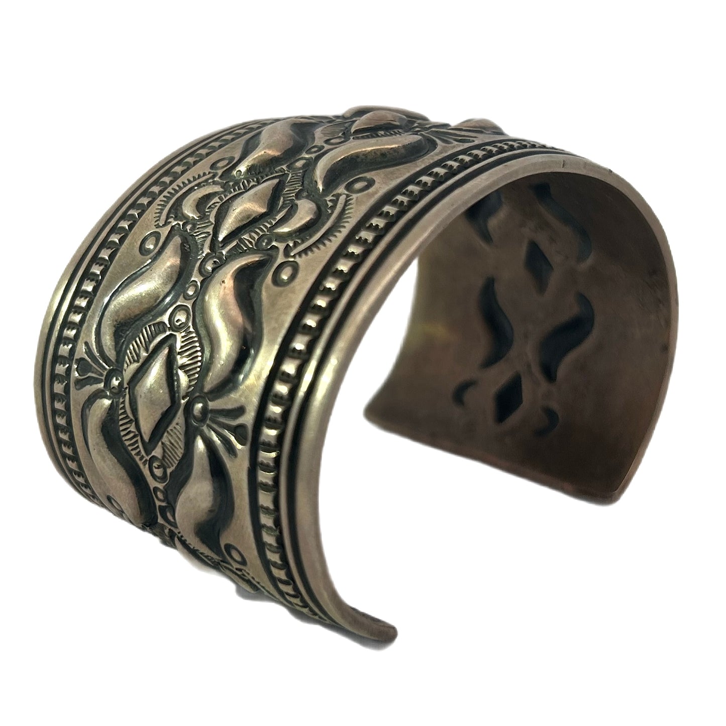 Darryl Becenti Sterling Silver Cuff Bracelet