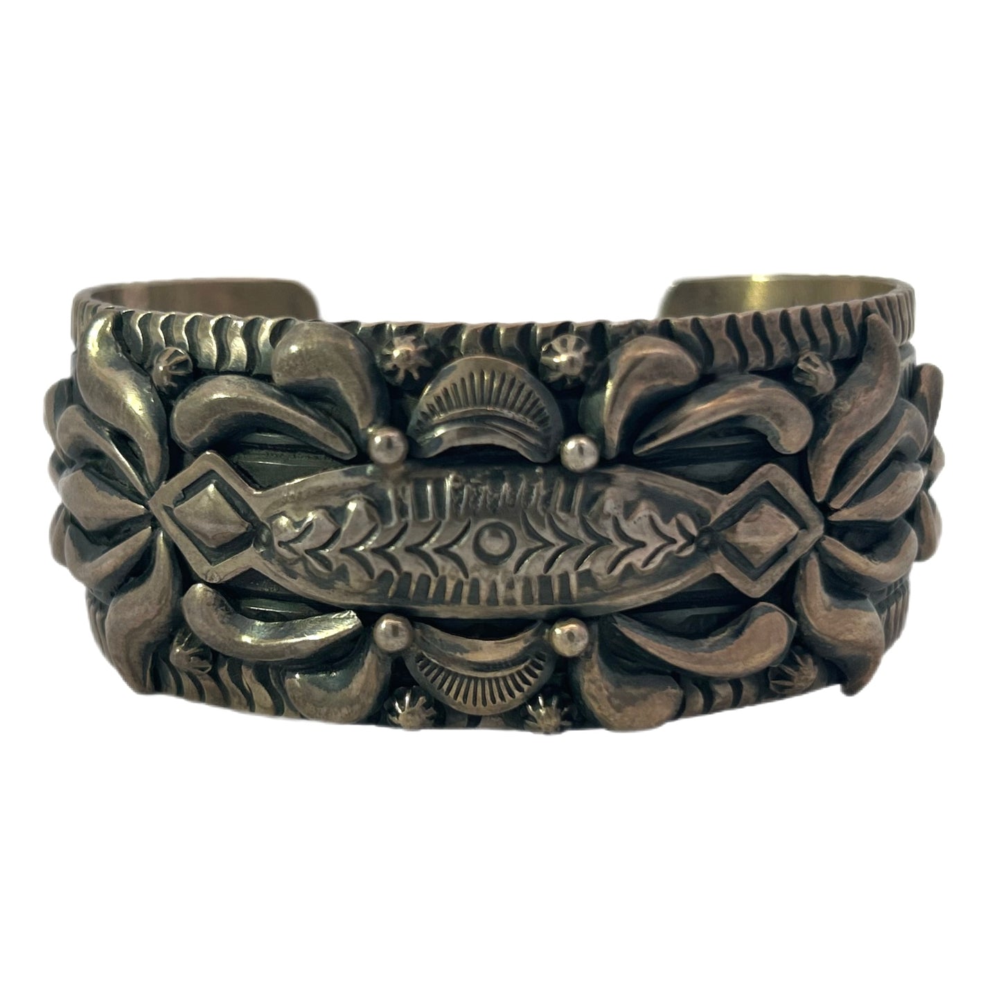 Darryl Becenti Sterling Silver Cuff Bracelet