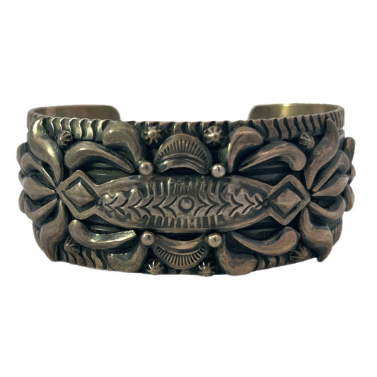 Darryl Becenti Sterling Silver Cuff Bracelet