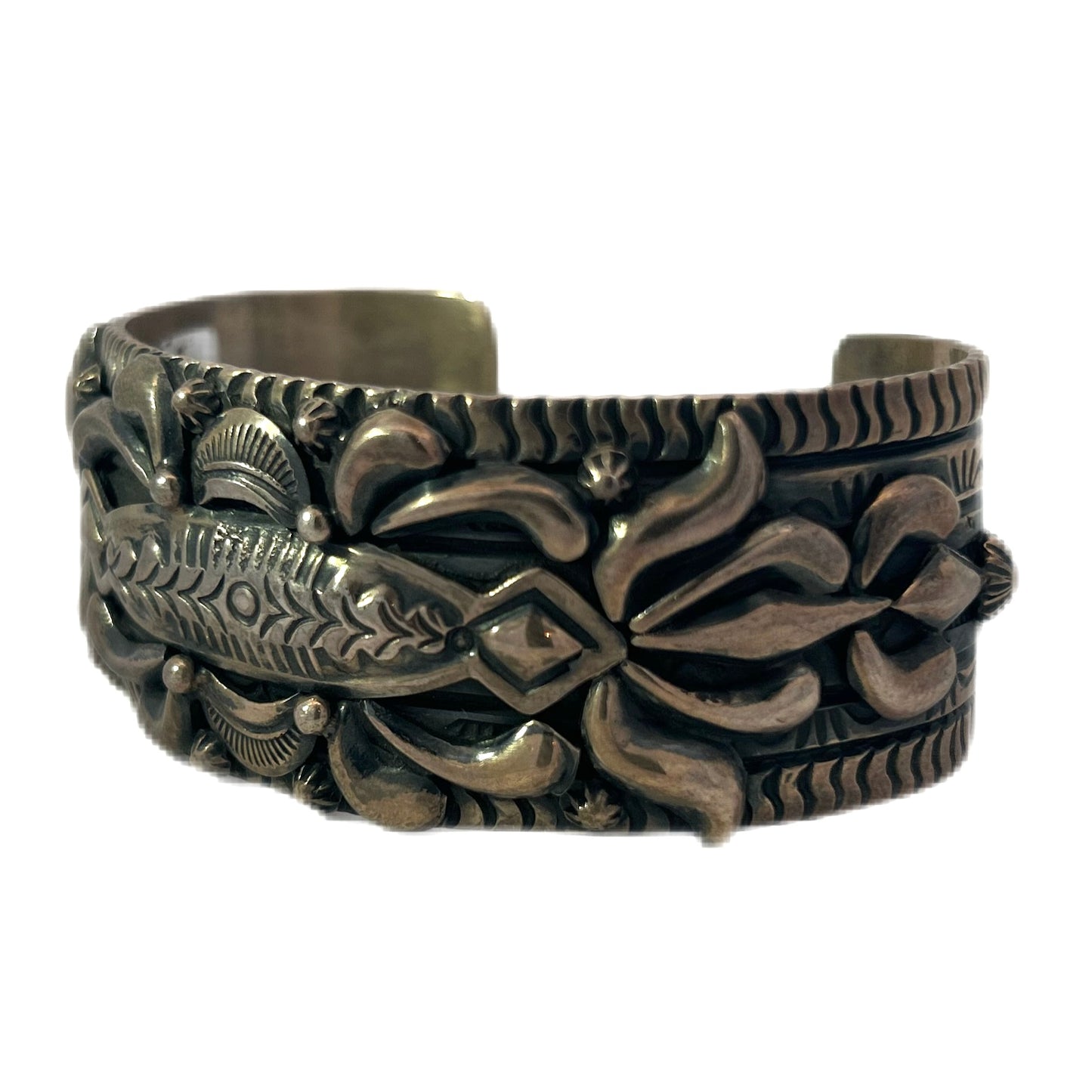 Darryl Becenti Sterling Silver Cuff Bracelet
