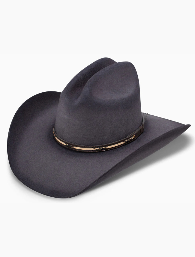 Jason Aldean Grey Wool Hat - Classic Country Style, Premium Quality, Comfortable Fit with hat band