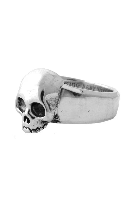 King Baby Large Hamlet Skull Ring, 12